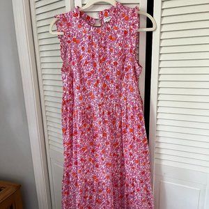 JCrew Floral Midi Dress